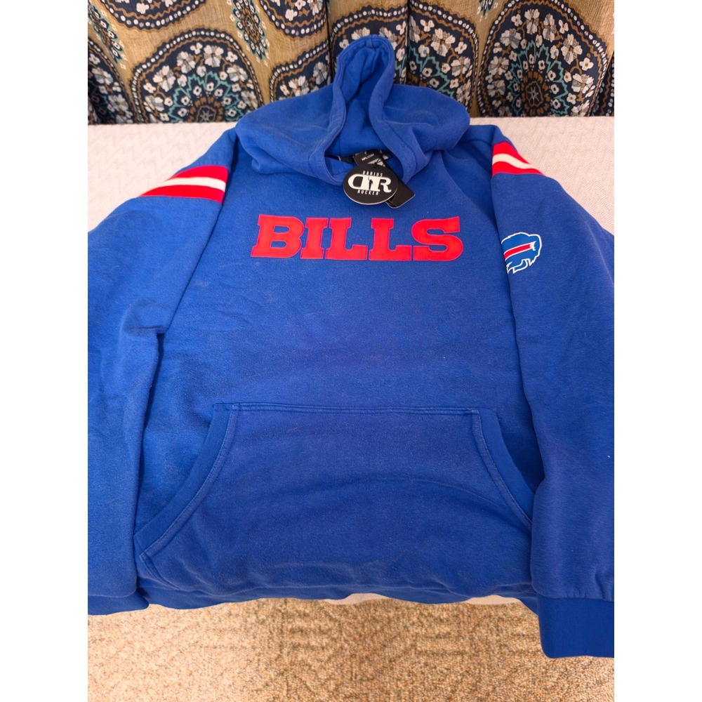 NFL Darius Rucker Buffalo Bills Hoodie Royal Blue Red Pullover Mens 2XL